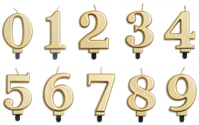 Candle - Gold Number (1ct)