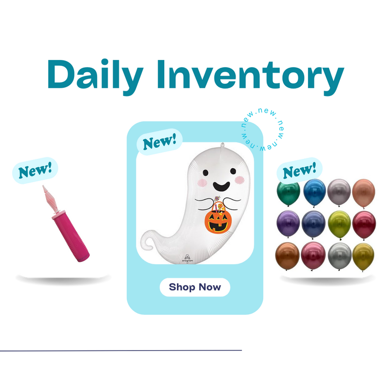Inventory added daily from our warehouses.