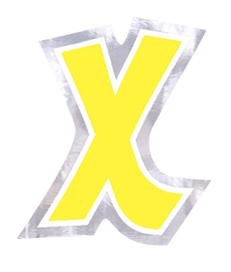 PERSONALIZED LETTER 'X'  48PKG