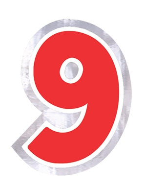 PERSONALIZED Number '9'  48PKG