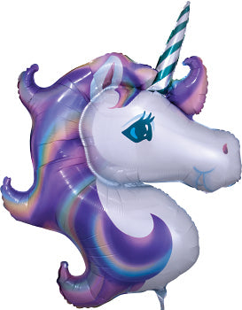 Anagram 33" Pastel Unicorn Head Balloon