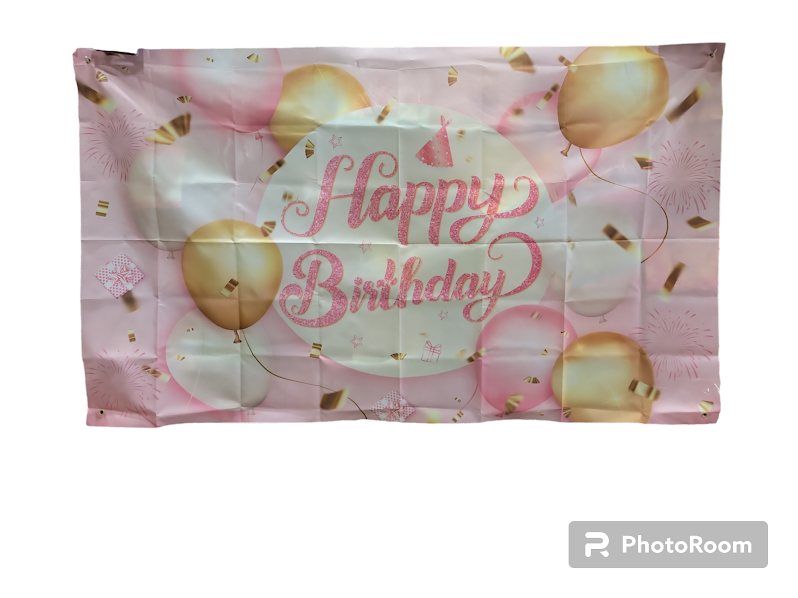 Happy Birthday Pink Banner