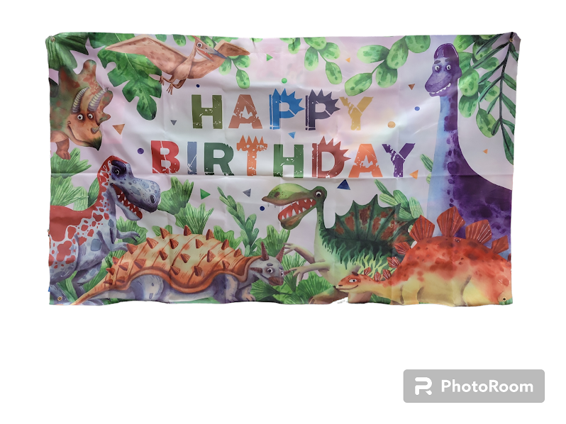 Happy Birthday Dino Banner