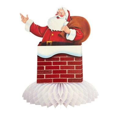 10" Centerpiece - Santa - Premium Party Distribution