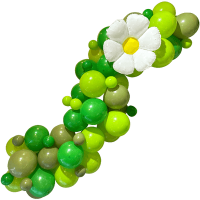 10' Organic Balloon Garland Kit - Green Daisy - Premium Party Distribution