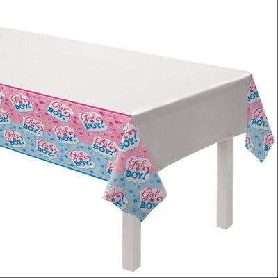 102" Table Cover - Girl or Boy - Amscan - Premium Party Distribution