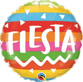 Fiesta Rainbow Stripes Balloon