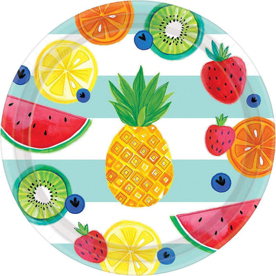 10.5" Paper Plates - Hello Summer (8ct) - Premium Party Distribution
