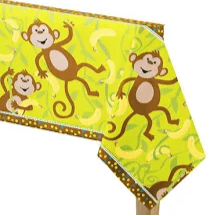 108" Table Cover - Monkeyin' Around - Premium Party Distribution