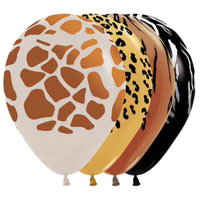 11" Animal Print Assorted (50ct) - Sempertex - Premium Party Distribution