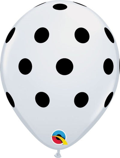 11" Big Polka Dots (50ct) - Qualatex - Premium Party Distribution