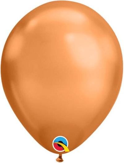 11" Chrome Copper (100ct) Plain - Qualatex - Premium Party Distribution
