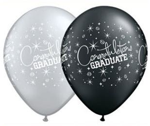 11" Congratulations Graduate Assortment (50ct) - Qualatex - Premium Party Distribution