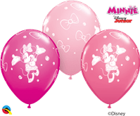11" Disney Jr. Minnie Mouse - Assorted (25ct) - Premium Party Distribution