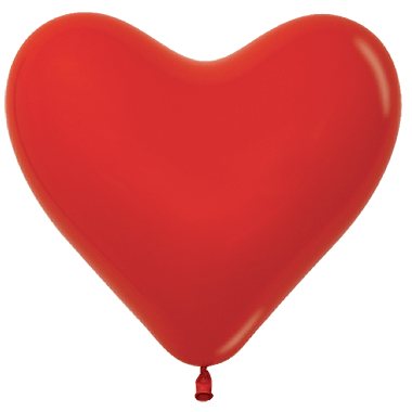 11" Fashion Red Heart (50ct) - Sempertex - Premium Party Distribution