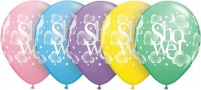 11" Heavenly Baby Shower Pastel Assorted (50ct) - Qualatex - Premium Party Distribution
