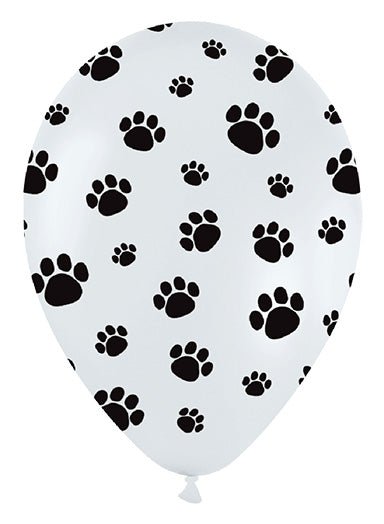 11" Paw Prints Latex (50ct) - Sempertex - Premium Party Distribution