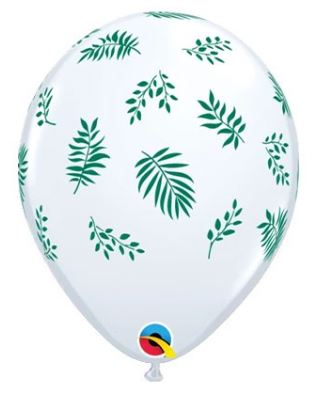 11" Tropical Greenery (50ct) - Qualatex - Premium Party Distribution