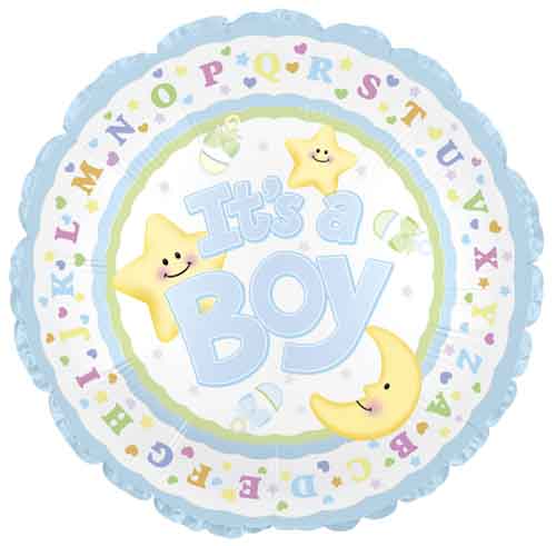 CTI 18" Its a Boy Blue Balloon