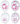 12" Barbie Dream Together Confetti Balloons (6ct) - Premium Party Distribution