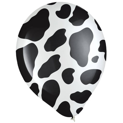 12" Cow Print (6ct) - Premium Party Distribution