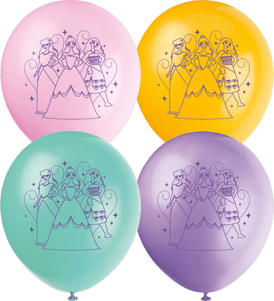 12" Disney Princesses - Assorted (8ct) - Premium Party Distribution