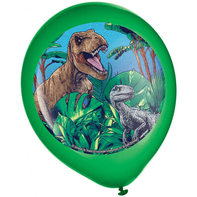 12" Jurassic World Into the Wild (6ct) - Premium Party Distribution
