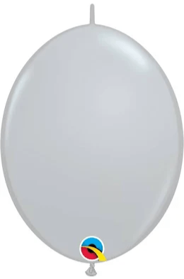 12" QuickLinks - Gray (50ct) - Qualatex - Premium Party Distribution