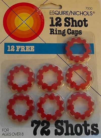 12 Shot Ring Caps, pkg of 7 Ring Caps - Premium Party Distribution