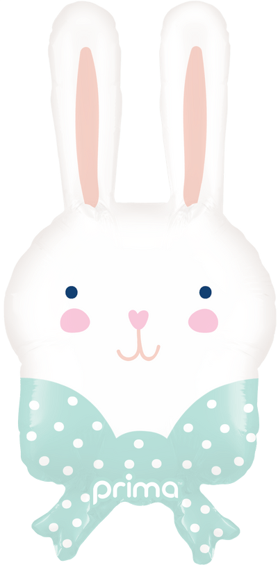 12" Sweet Bunny Head (2pc) - Premium Party Distribution
