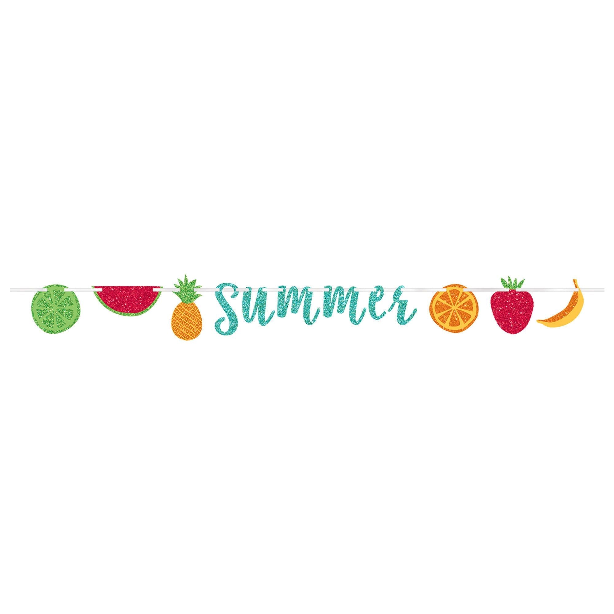 Summer Glitter Letter Banner 12ft