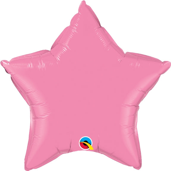 20in ROSE Star - Pack of 10 - Qualatex Foil