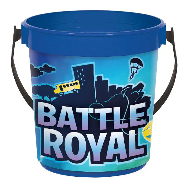 Battle RoyalPlastic Favour Pail 4.5" Tall