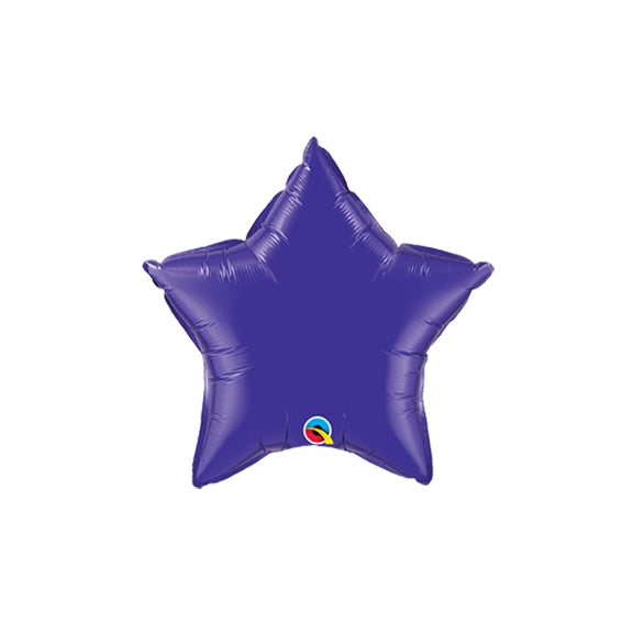 9 inch PURPLE Star Qualatex Foil Balloon