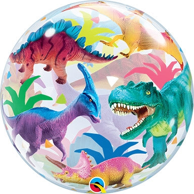 Colorful Dinosaurs Bubble