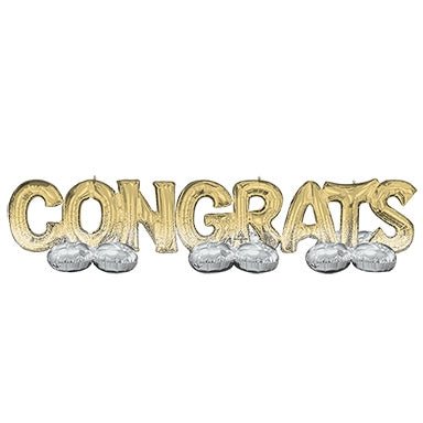 131" Deluxe AirLoonz™ Kit - Congrats - Premium Party Distribution