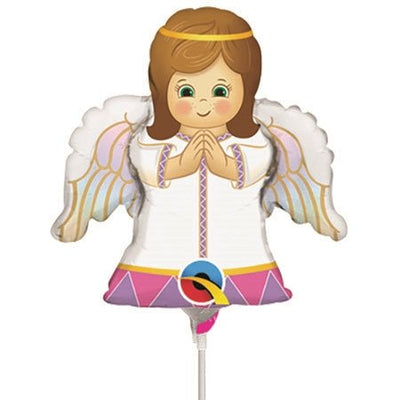 14" Angel Girl - Foil Mini Shape Balloon - Premium Party Distribution