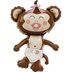 14" Baby Girl Monkey Balloon - Northstar - Premium Party Distribution