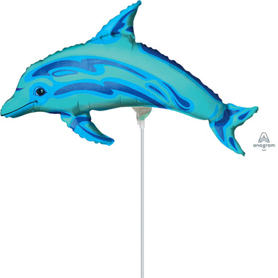 14" Blue Dolphin - Premium Party Distribution