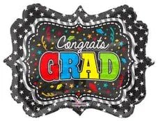 14" Congrats Grad Frame - Premium Party Distribution