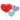 14” Cute HEART Trio (PK10) - Mini HEARTS Shape Foil Balloon - Air Fill & Heat Seal - Premium Party Distribution