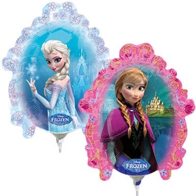 14" Foil Balloon - Frozen Anna & Elsa (10ct) - Premium Party Distribution