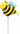 14" Happy Bee Balloon - Premium Party Distribution