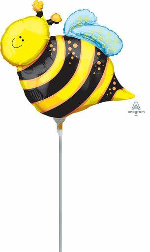 14" Happy Bee Balloon - Premium Party Distribution