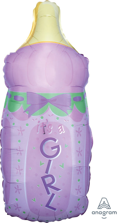 14" It's a Girl Bottle - Premium Party Distribution