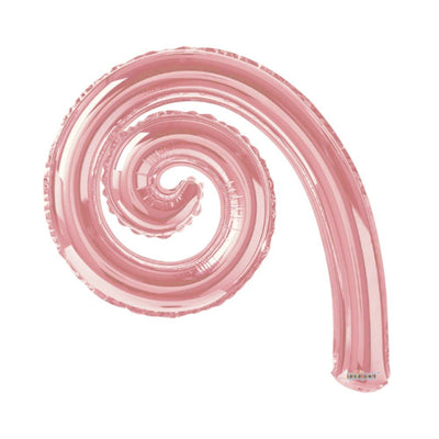 14" Kurly Spiral - Pink (10ct) - Conver USA - Premium Party Distribution