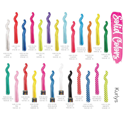 14" Kurly Zig Zag Balloon - Premium Party Distribution