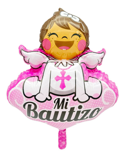 14" Mi Bautizo Angel - Girl - Premium Party Distribution