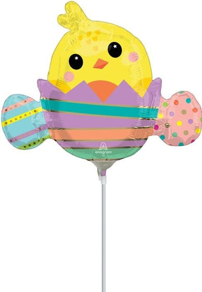 14" Mini Chicky in Striped Egg - Premium Party Distribution