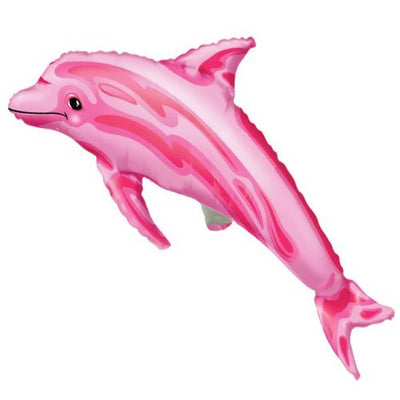14" Pink Smiling Dolphin - Premium Party Distribution